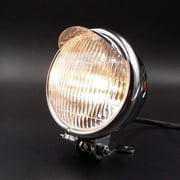 BHYShop 5.5" Chrome Motorcycle Headlight Head Light Cruiser Chopper Cafe Racer Bobber Custom