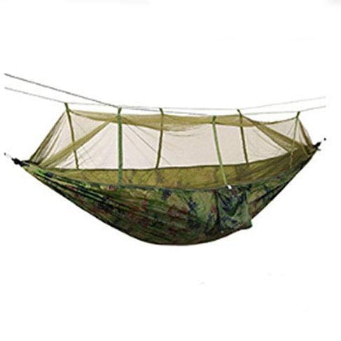 BHYShop Portable Sleeping Hanging Bed Hammock w/Bug Mosquito Net Outdoor Travel Camping