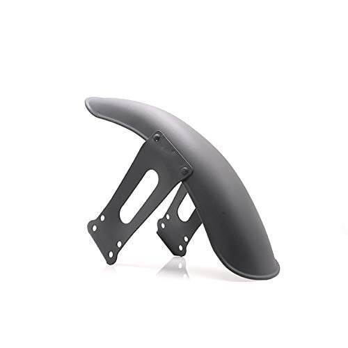 BHYShop Retro Black Metal Front Fender Mudguard Cover for Honda CG125 Cafe Racer CG
