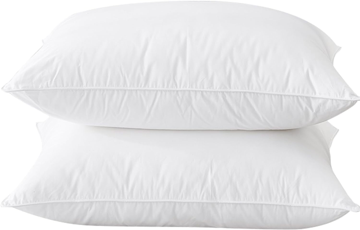 BHZ Goose Down Feather Pillows, Pillows Queen Size Hotel Bed Pillows