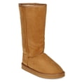thumbnail image 1 of BI06 Women Suede Round Toe Mid-Calf Fur Inline Winter Boot, 1 of 5