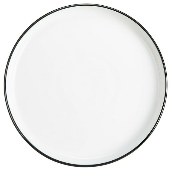 BIA Cordon Bleu 10" Dinner Plate | Stackable (Black Rim)