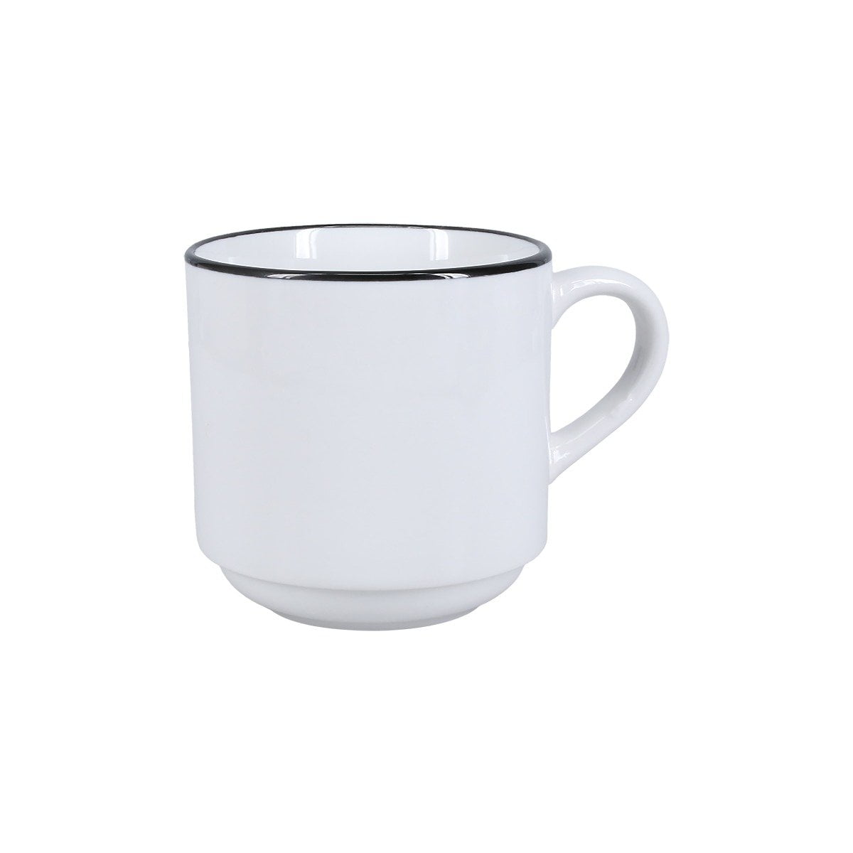 BIA Cordon Bleu 11oz Mug | Stackable (Black Rim)
