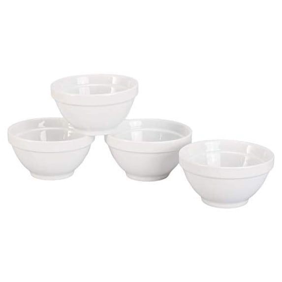 BIA Cordon Bleu 16-Ounce Stackable Bowl, Set of 4, White
