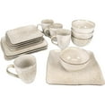 thumbnail image 1 of BIA Cordon Bleu 16 Pieces Rustico Stoneware Dinnerware Set, Cream, 1 of 10