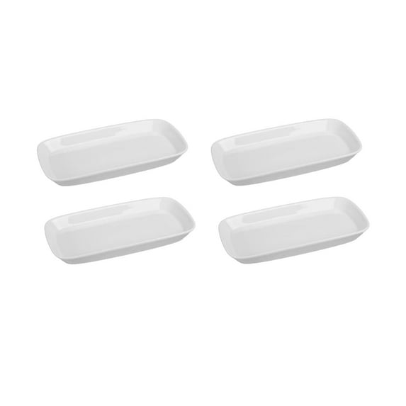 BIA Cordon Bleu 902468S4SIOC Lido Small Rectangular Platter, Set of 4, 9-inch Length