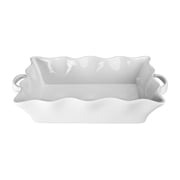 BIA Cordon Bleu Rectangular Baker, 15", 96 oz, White, Porcelain