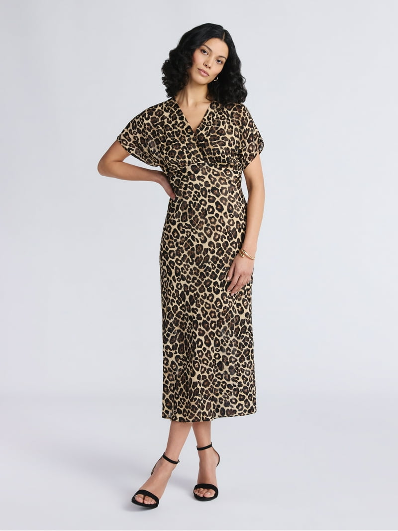 Sofia by Sofia Vergara Women's and Women's Plus Bias Cut Midi Dress with Short Sleeves, Mid Calf Length, Sizes XS-4X - Walmart.com Sofia by Sofia Vergara Women's and Women's Plus Bias Cut Midi Dress with Short Sleeves, Mid Calf Length, Sizes XS-4X - Walmart.com