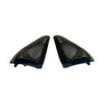 thumbnail image 1 of BIBABLYKE 1 Pair Front Left and Right Door Tweeters Mounts Triangle Speakers Cover Panel Trim Frame for Enhances Vehicle Interior, 1 of 7