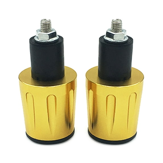 BIBABLYKE 1 Pair Motorcycle Handlebars Grips Plug Caps Univesal Aluminum Handle Bar Ends 7/8" 22mm Motorcycle Handlebar Ends Caps