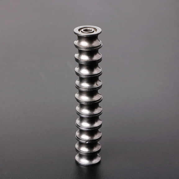 BIBABLYKE 10Pcs/Set U624ZZ 4x13x7mm U Ball Bearing Guide Pulley For Rail Track Linear Motion System