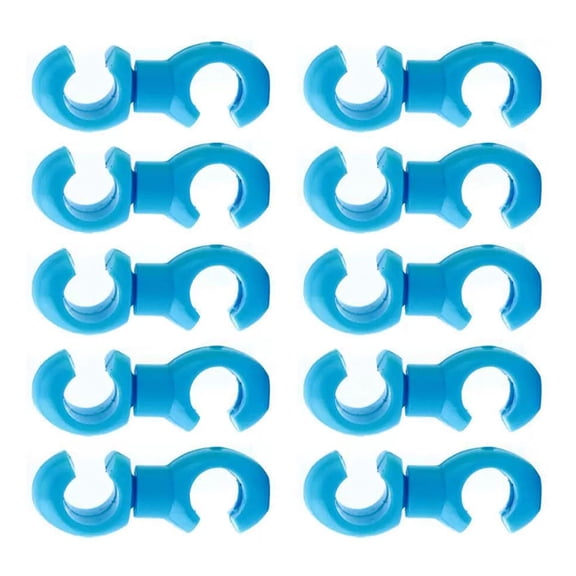 BIBABLYKE 10lots Bicycles Brake Wire Clamps Bicycles Shifter Brake Line Guide Clamps for Brake and Derailleur Line