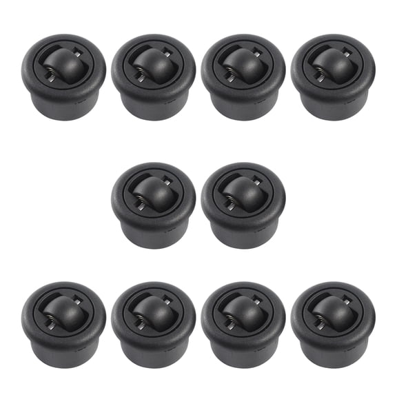 BIBABLYKE 10pcs 360 Degree Rotating Universal Wheel with Quiet Designs Furniture Casters with Not Slip Base for Furniture