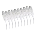 thumbnail image 1 of BIBABLYKE 10pcs Fishing Lure Tiny Worm Baits 35mm 0.25g Mini Needle Tail Soft Baits Simulation Lures Silicone Artificial Baits, 1 of 6
