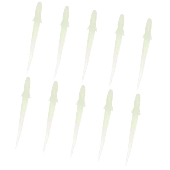 BIBABLYKE 10pcs Soft Fishing Lures 10cm 3g Artificial Loach Baits for Trout Swimbait Wobbler Fishing Lures Fishing Baits