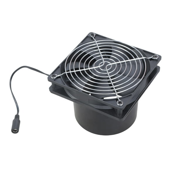 BIBABLYKE 12V 12cm Inline Duct Fan Powerful Ventilation Exhaust Blower For Heating Cooling Boosters Tents
