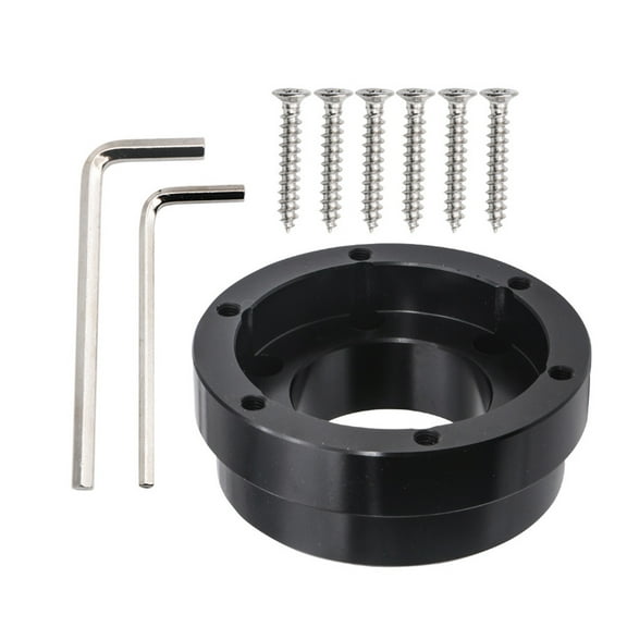 BIBABLYKE 13/14in Steering Wheel Adapter Plate for G29 G920 G923 Aluminium Steering Wheel Adapter Spacer with Screws Modified Part