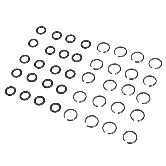 BIBABLYKE 20 Set Impact Wrench Retainer Rings Wrench Rings Replacement Rings Clamps with O Rings for Impact Wrench Accessories