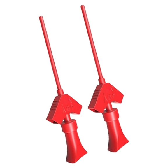 BIBABLYKE 2Pcs IC Test Hook Clip Internal Spring Mini Grabber for Jumper Test Accessory Analyzers Electronic Testing