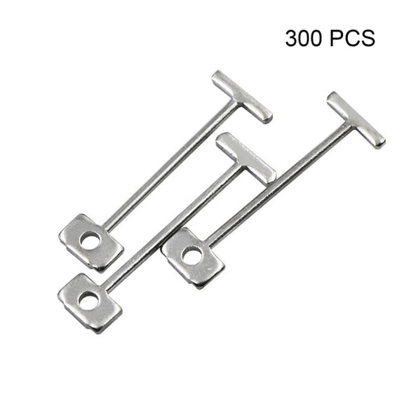 BIBABLYKE 300Pcs 1/16" Replacement Steel for Flooring Wall Tile Leveling System 1.4mm Leveler Replaceable Pin Reusable