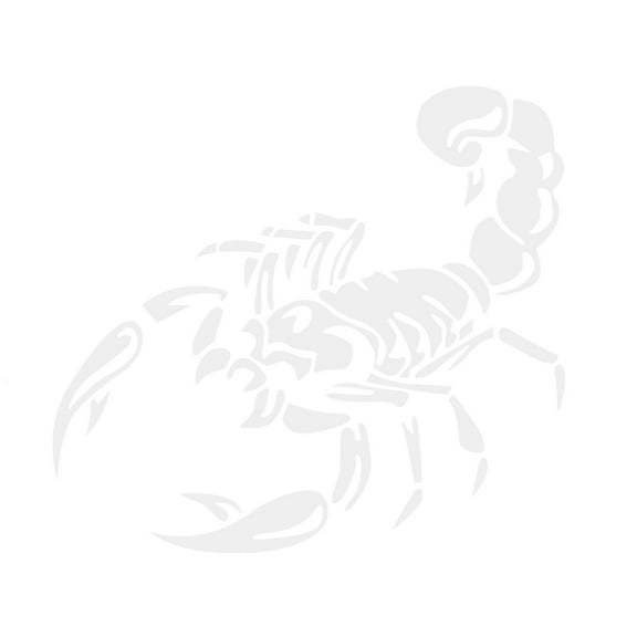 BIBABLYKE 3D Scorpion Car Sticker Decal Universal for Car Self-adhesive Auto Styling Decoration Badge Hood Decal Black/White