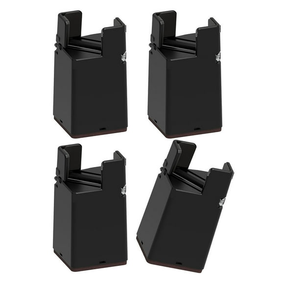 BIBABLYKE 4Pcs Adjustable Furniture Chair Feet Risers with Screw Clamp Heavy Duty Chair Sofa Table Raiser Chair Foot Protections Pad