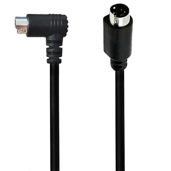 BIBABLYKE 4Pin S Video Cable Gold Plated Plugs Mini Din 4 Pin Cord for Camcorders and Home Theater Transfers Video to Monitorings