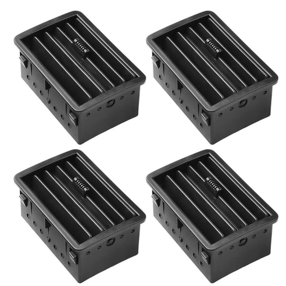 BIBABLYKE 4pcs Car Air Vent Ventilator Grille for 97-02 Air Conditioner Outlet Instrument Panel Dashboard Outlet Grille Auto Part