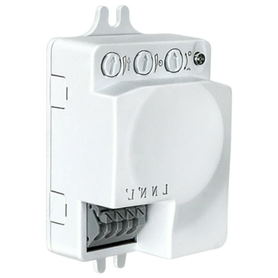 BIBABLYKE 5.8GHz Radars Motion Sensors Switches Adjustable Detection Distance Delay Accessory for Indoor Ceiling Lighting Control