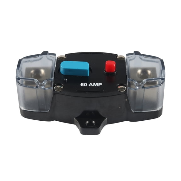 BIBABLYKE 60A/100A/200A/250A Circuit Breaker Manual Reset Self Recovery Inline Fuses Holder for Trolling Motor and Stereo Sound