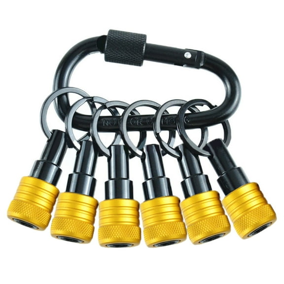 BIBABLYKE 6pcs 1/4inch Hexagonal Shanks Sockets Bit Holders Set Screwdriver Bit Holders Set Multifunction for Easy Storage & Tran