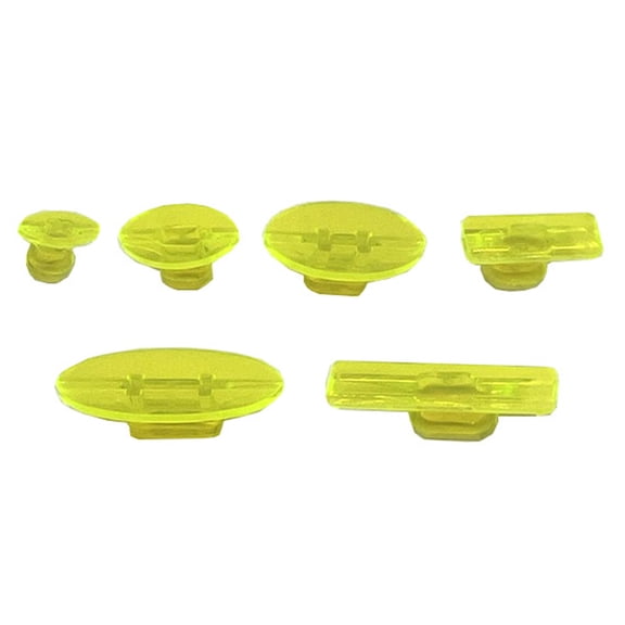 BIBABLYKE 6pcs Clear Car Dent Repair Tabs Auto Dent Puller Tabs set for Quick & Easy Body Restoration without Professional Skill