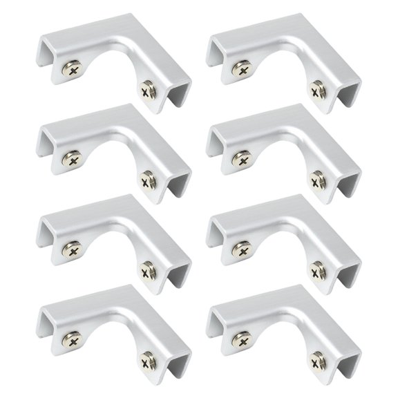 BIBABLYKE 8pcs Tile Connector clip Aluminum Corner Tile Joining Clip for Easy & Secure Tile Installation in Kitchens & Bathroom