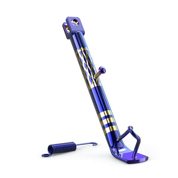 BIBABLYKE ATV Motorbike Universal Adjustable Kickstand Side Stand Holder Parking Rack Support Foot Scooter E-Bike Sidestand Holder