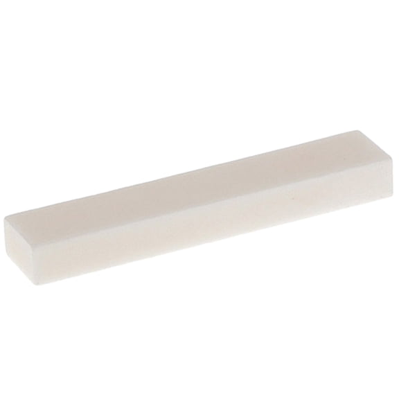 BIBABLYKE Acoustic Guitar Guitar Blank Bone Nut Unbleached Bone Guitar Nuts Blank for Electric Bass Acoustic Mandolin Ukulele