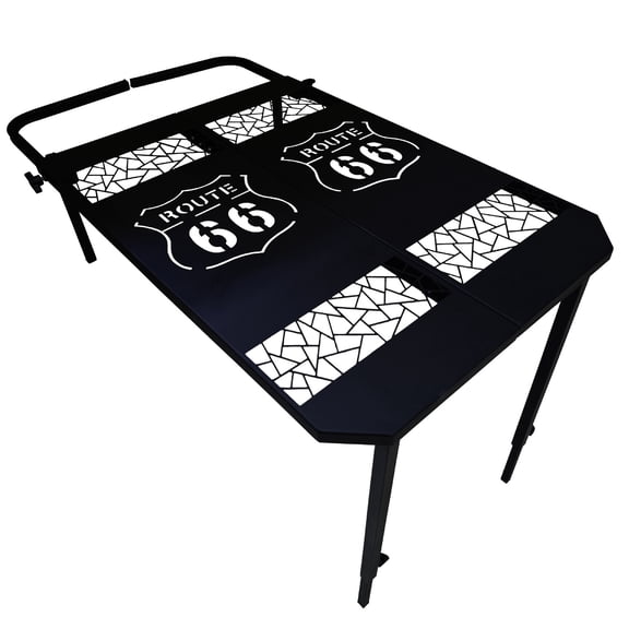 BIBABLYKE Adjustable Car Camping Table Lightweight and Foldable Design for RVs Picnics Outdoor Adventures Easy Storage & Transport