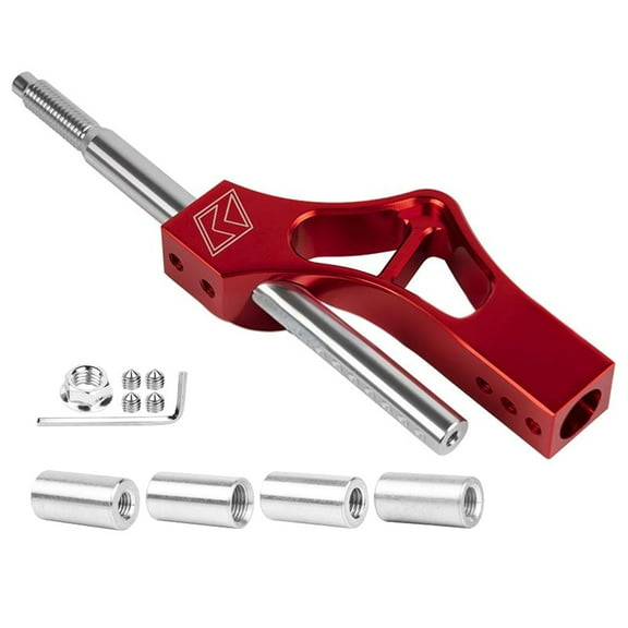 BIBABLYKE Adjustable Car Gear Shifts Knob Extender General Fit Aluminum Shifters Lever Ergonomic for Enhances Driving Comfort