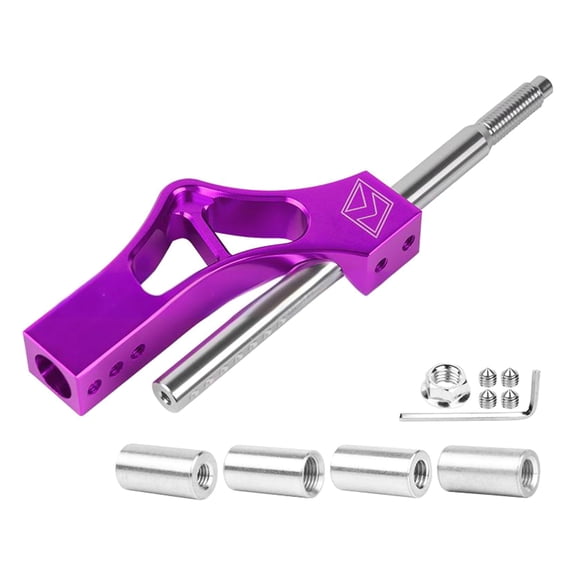 BIBABLYKE Adjustable Car Gear Shifts Knob Extender General Fit Aluminum Shifters Lever Ergonomic for Enhances Driving Comfort