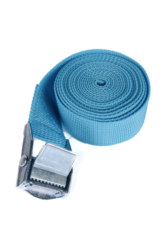 Adjustable Nylon+Polyesters Fastening Ties Reliable Strap Belt with Metal Buckles Slip Resistants for Carry Secure Items