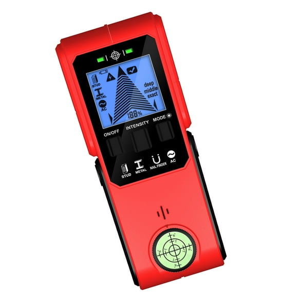 BIBABLYKE Advanced Portable Wire Pipe Power Scanner Wall Detector for Finding Metal Pipe and Electrical Wire with Ease Easy To Use