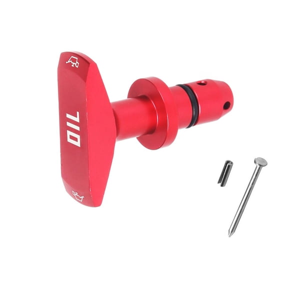 BIBABLYKE Alloy Automotive Oil Dipstick Pull Handle Tool Suitable for Accurate Engine Oil Level Measurement, Easy to Use and Store