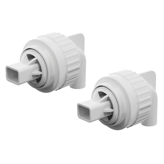 BIBABLYKE Aquarium Accessory Duckbill Outlet Rotatable for Smooth Water Flowing and Rotatable Overflow for Home Fish Tanks