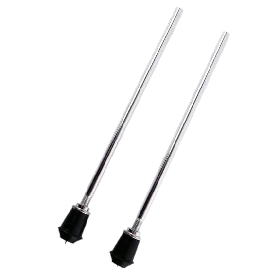 BIBABLYKE Bass Drum Leg Metal Risers Floor Foot Replacement Set Mount Part Accessory for Musical Instrument Drummer Percussionist