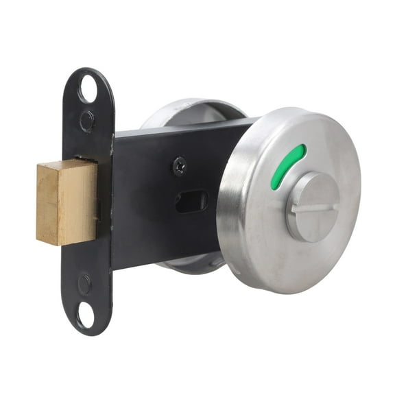 BIBABLYKE Bathroom Indicator Lock Vacant Occupied Stall Door Lock Keyless Deadbolts Metal Bathroom Lock for Commercial & Use
