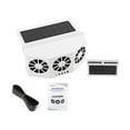 thumbnail image 1 of BIBABLYKE Car Fan 3 Air Outlets ,USB/Solar Powered Vehicle Cooling Fan 4500RPM Car Ventilator Exhaust Fan for Front Rear Window, 1 of 8