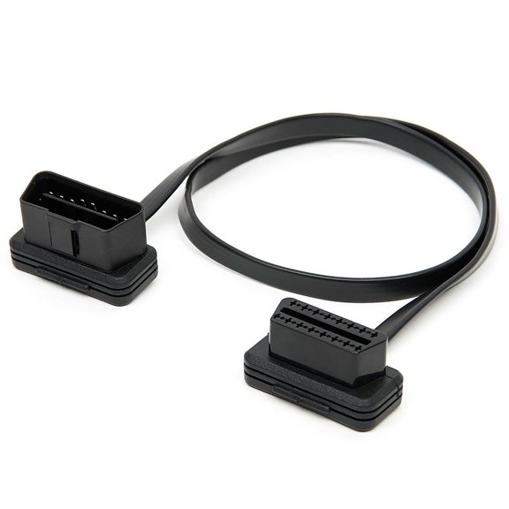 BIBABLYKE Car Scanner Extension Cable Adapter 16Pin Socket Male To Female OBD OBDII OBD2 8Core Connector Cord Wire 30/60/100/150cm