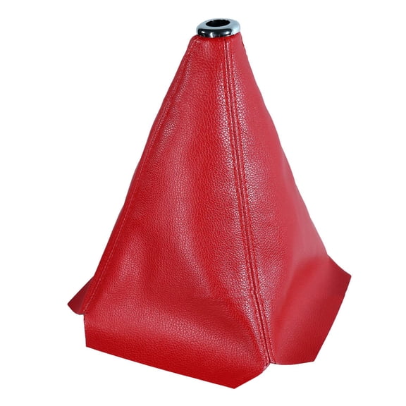 BIBABLYKE Car Shifter Boot Cover PU Leather Universal for Automatic/Manual Transmission Gear Shifter Knob Shifter Lever Boot