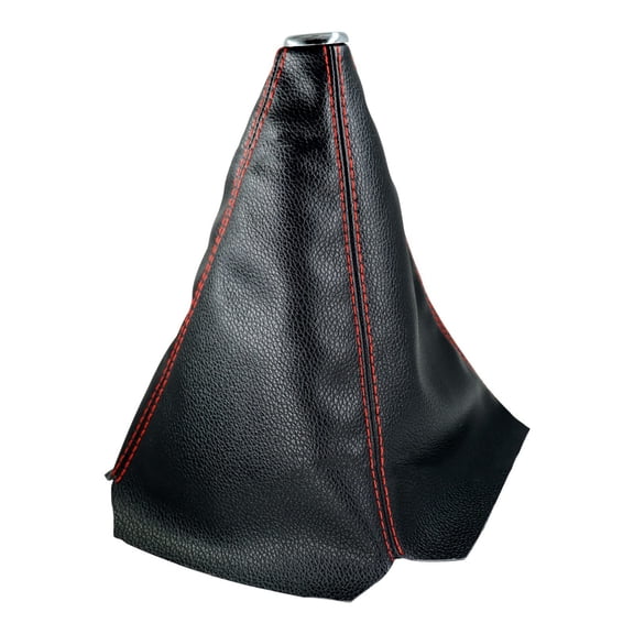 BIBABLYKE Car Shifter Boot Cover PU Leather Universal for Automatic/Manual Transmission Gear Shifter Knob Shifter Lever Boot