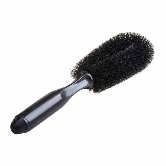 BIBABLYKE Car Soft Cleaning Brush Wheel Cleaner Brush Detailing Brush Unviersal Rims Cleaner Brush for Cleaning Wheels Fenders