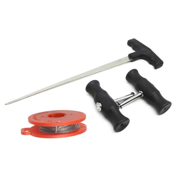 BIBABLYKE Car Windshield Repair Removal Tool Kit Windshield Glass Cut Out Wire with Handle Universal Car Windscreen Remover Tool